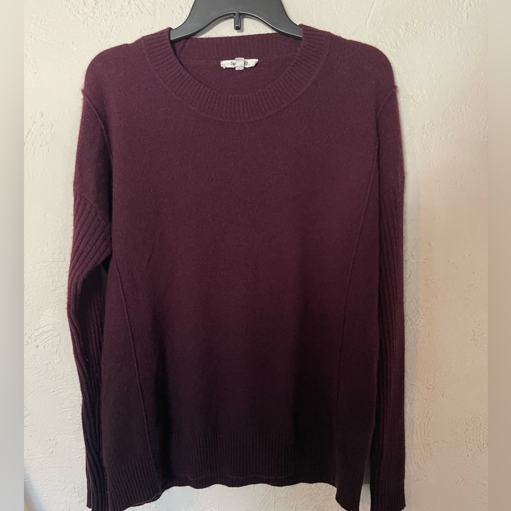 Splendid Cashmere Burgundy Sweatshirt